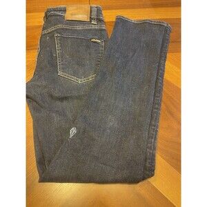 Volcom Jeans Mens 29 x 30 Black Solver Modern Straight Denim Stretch